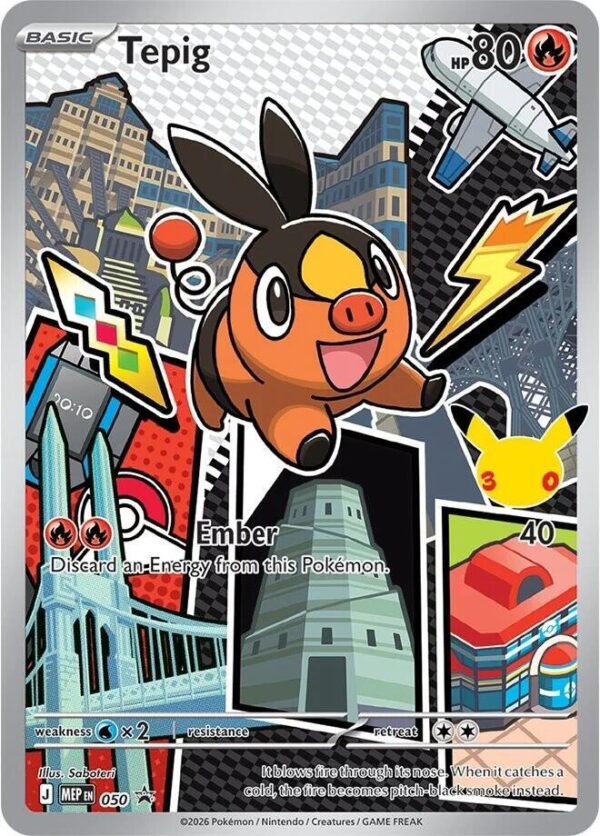 Tepig 050 Holofoil ME Mega Evolution Promo Tepig - 050 | 050 | Holofoil | ME: Mega Evolution Promo