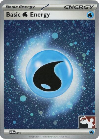 Basic Water Energy - MEE 003 (Cosmos Holo) | 003 | Holofoil | Prize Pack Series Cards