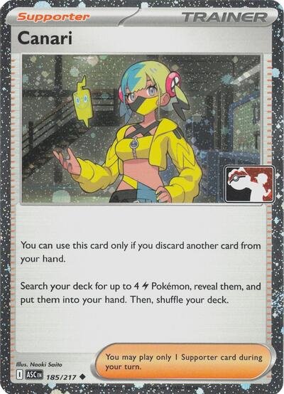 Canari - 185/217 (Cosmos Holo) | 185/217 | Holofoil | Prize Pack Series Cards