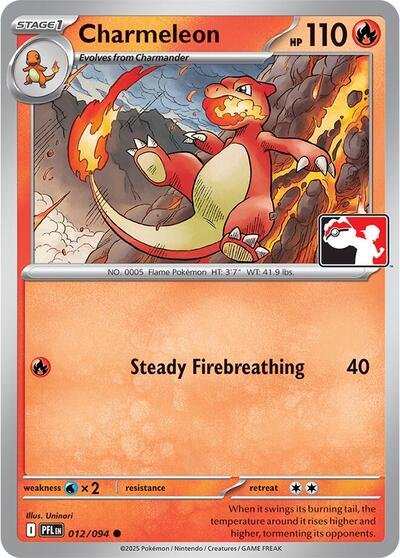 Charmeleon - 012/094 | 012/094 | Normal | Prize Pack Series Cards