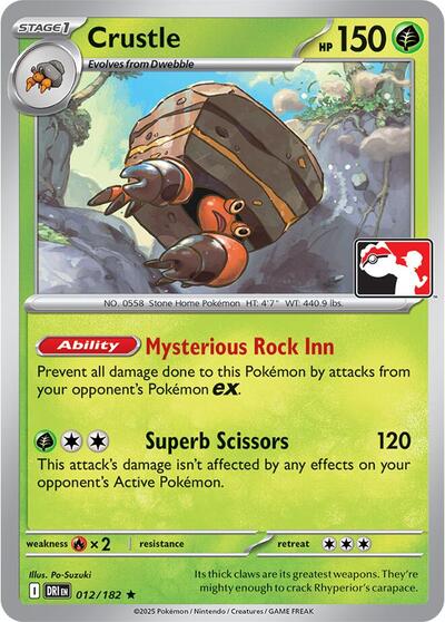 Crustle - 012/182 | 012/182 | Normal | Prize Pack Series Cards