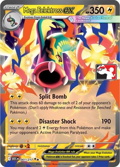Mega Eelektross ex - 061/217 | 061/217 | Holofoil | Prize Pack Series Cards