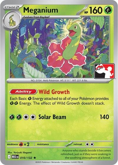 Meganium - 010/132 | 010/132 | Normal | Prize Pack Series Cards
