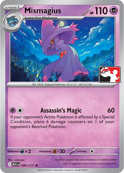 704442_400w Mismagius - 086/217 | 086/217 | Normal | Prize Pack Series Cards