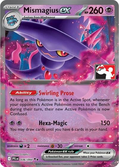 704443_400w Mismagius ex - 036/094 | 036/094 | Holofoil | Prize Pack Series Cards