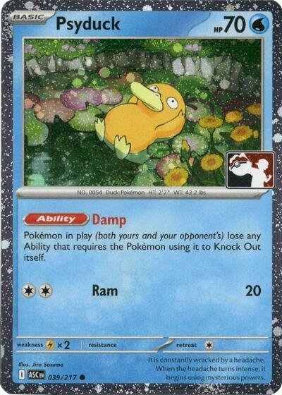 Psyduck - 039/217 (Cosmos Holo) | 039/217 | Holofoil | Prize Pack Series Cards