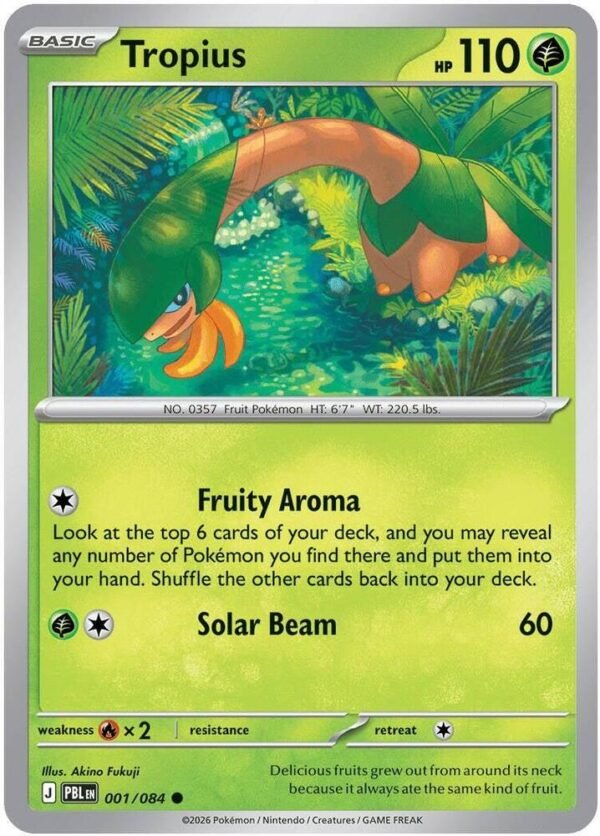 Tropius | 001/084 | Normal | ME05: Pitch Black