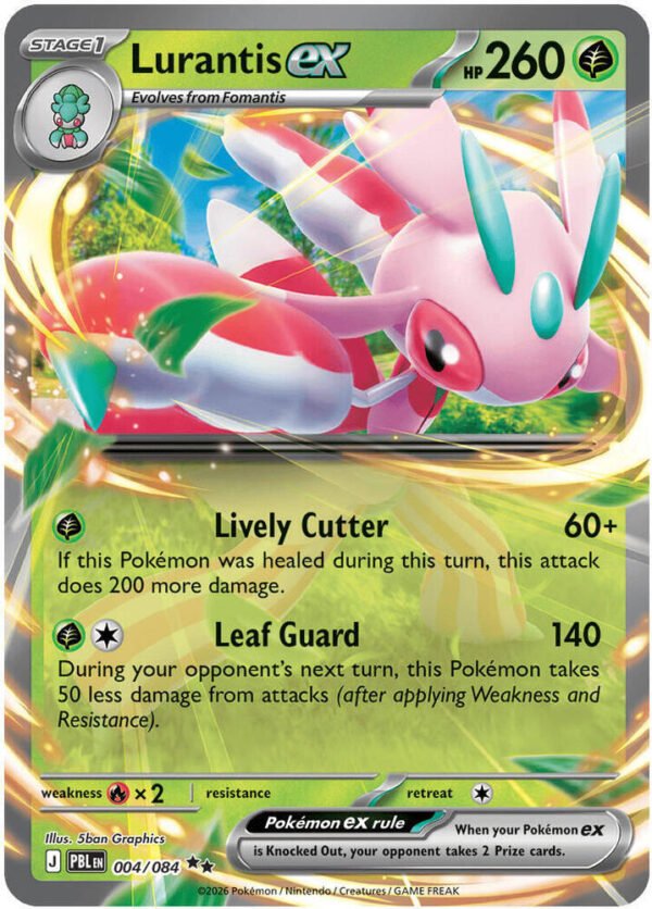 tcg-704761 Lurantis ex - 004/084 | 004/084 | Holofoil | ME05: Pitch Black