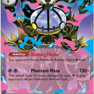 tcg-704795 Mega Chandelure ex - 038/084 | 038/084 | Holofoil | ME05: Pitch Black