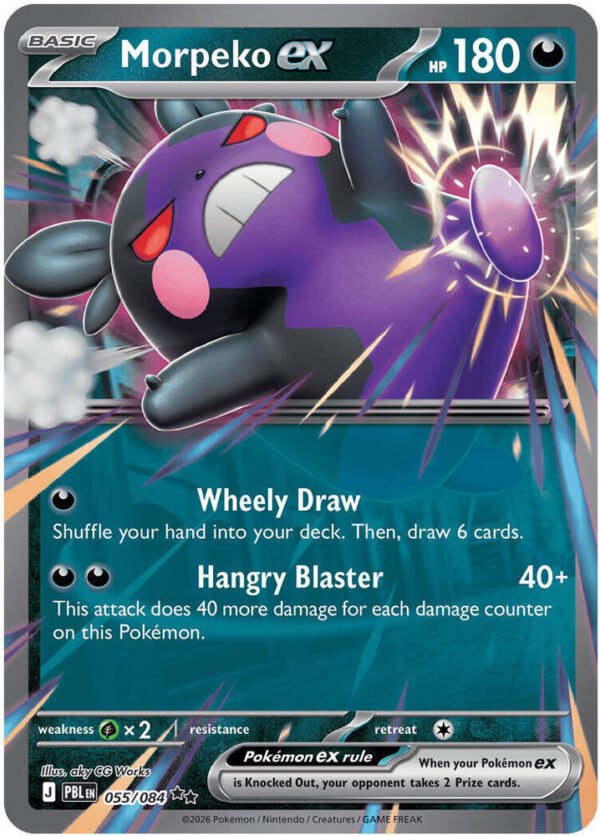 Morpeko ex - 055/084 | 055/084 | Holofoil | ME05: Pitch Black