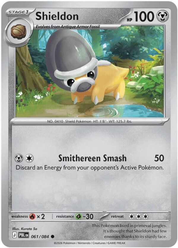 tcg-704818 Shieldon | 061/084 | Normal | ME05: Pitch Black