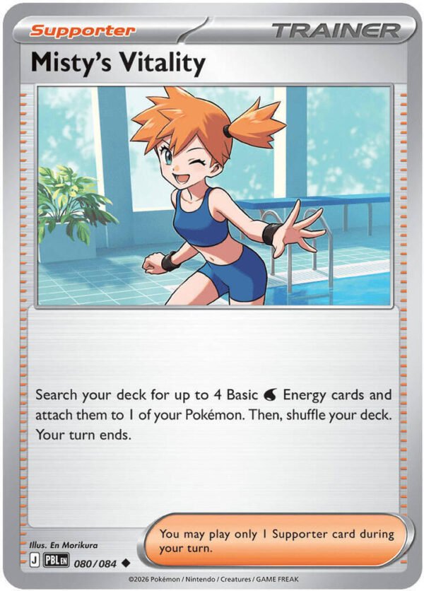 tcg-704837 Misty's Vitality - 080/084 | 080/084 | Normal | ME05: Pitch Black