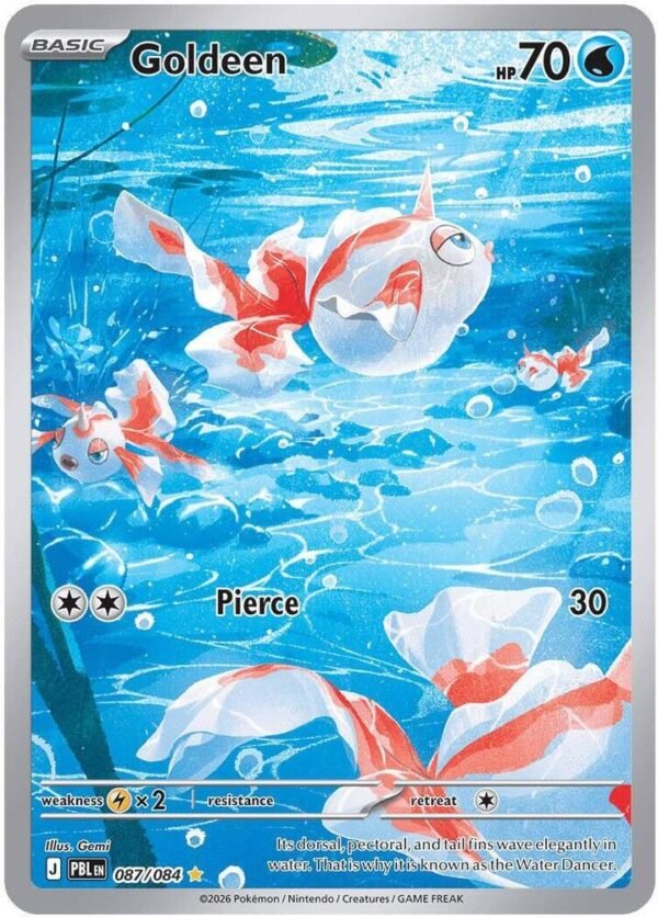 tcg-704844 Goldeen - 087/084 | 087/084 | Holofoil | ME05: Pitch Black