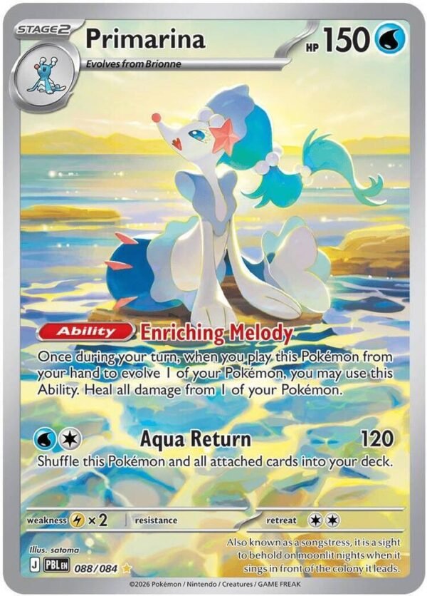 Primarina - 088/084 | 088/084 | Holofoil | ME05: Pitch Black