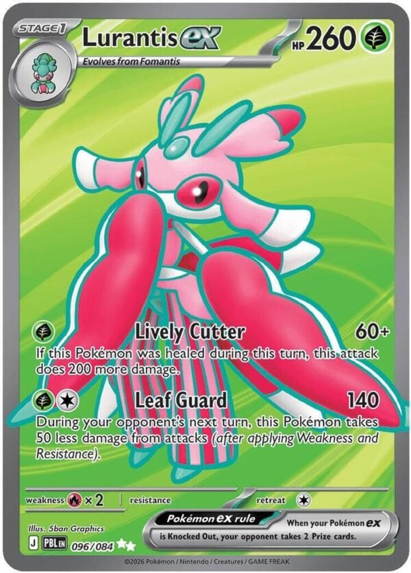tcg-704853 Lurantis ex - 096/084 | 096/084 | Holofoil | ME05: Pitch Black