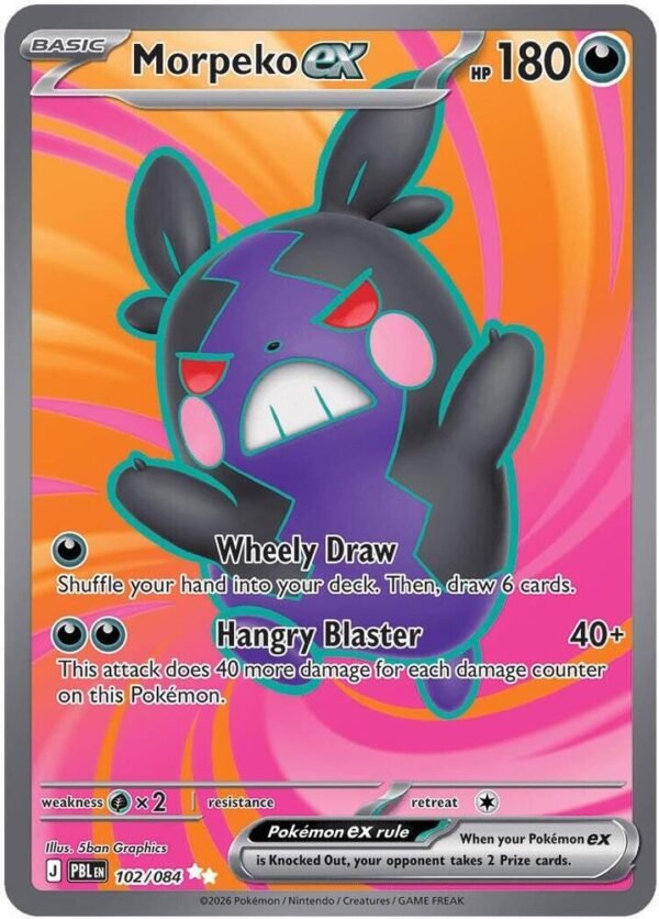 Morpeko ex - 102/084 | 102/084 | Holofoil | ME05: Pitch Black