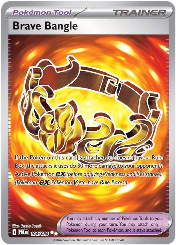 Brave Bangle | 104/084 | Holofoil | ME05: Pitch Black