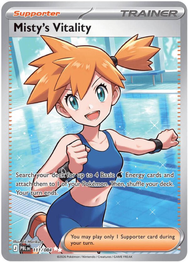 tcg-704868 Misty's Vitality - 111/084 | 111/084 | Holofoil | ME05: Pitch Black