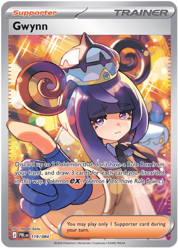 tcg-704876 Gwynn - 119/084 | 119/084 | Holofoil | ME05: Pitch Black