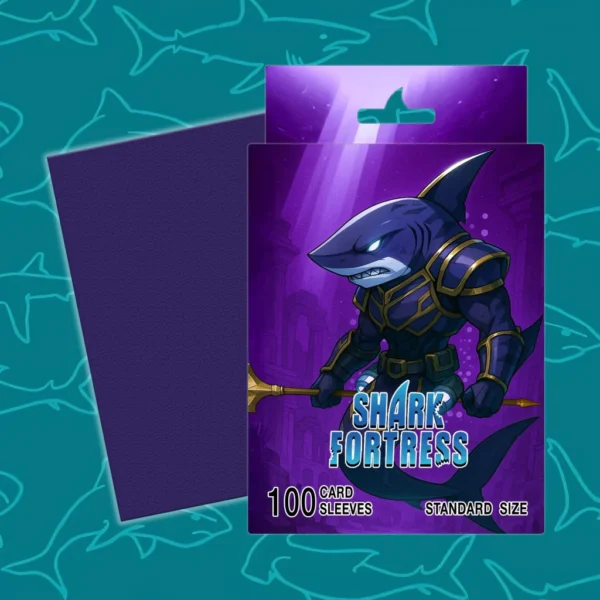 Paquete de Sleeves Standard Shark Fortress Purple x100