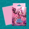 Sleeves Estándar Shark Fortress Sakura Pink x100 con empaque y reverso rosa texturizado