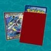Sleeves Shark Fortress rojos para cartas de tamaño estándar