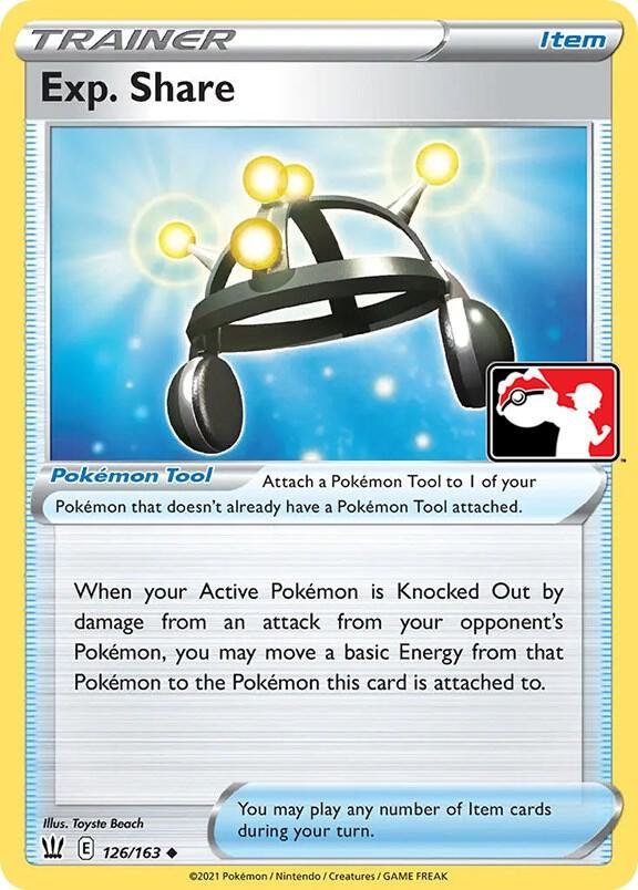 Exp. Share - 126/163 | 126/163 | Holofoil | Prize Pack Series Cards