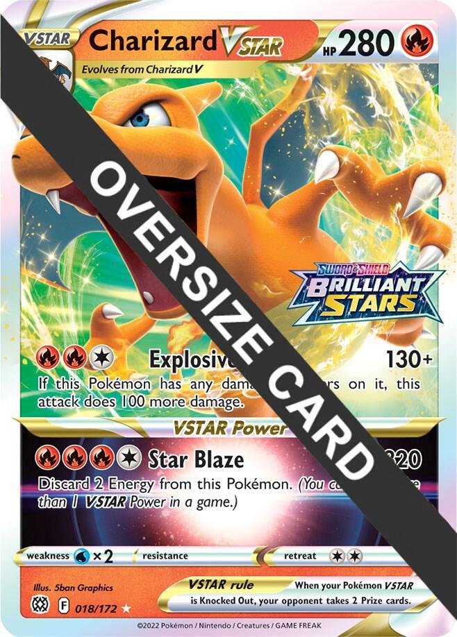 Charizard VSTAR | 018/172 | Holofoil | Jumbo Cards