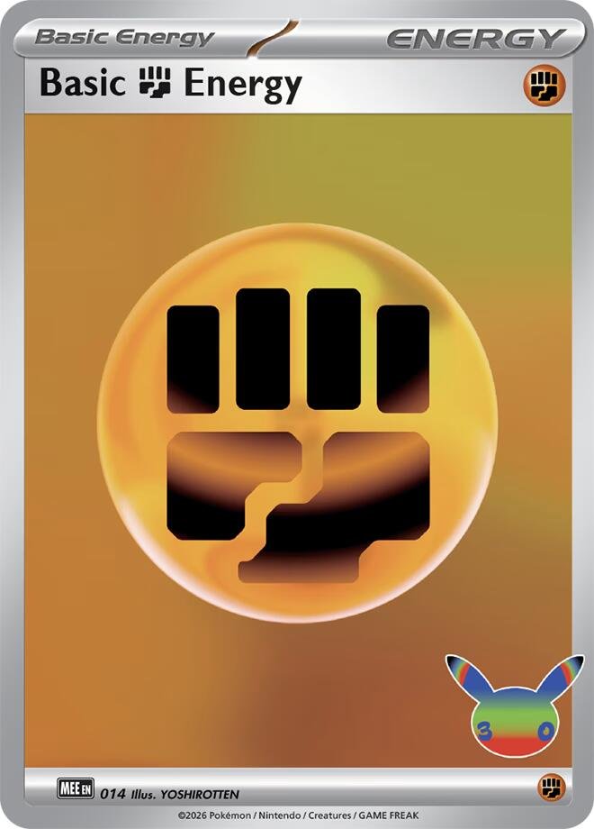 713253_in_1000x1000 Basic Fighting Energy - 014 (30th Celebration) | 014 | Holofoil | MEE: Mega Evolution Energies