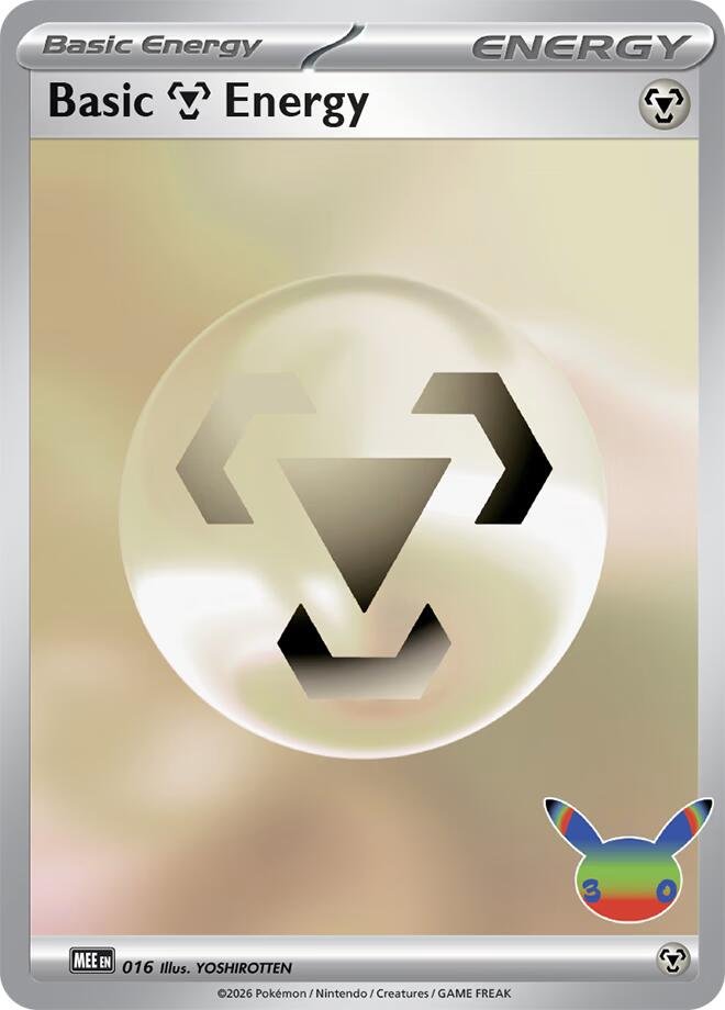 713255_in_1000x1000 Basic Metal Energy - 016 (30th Celebration) | 016 | Holofoil | MEE: Mega Evolution Energies