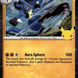 713263_in_1000x1000 Lucario - 095 (30th Celebration) | 095 | Holofoil | ME: Mega Evolution Promo