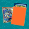 Sleeves Shark Fortress Orange para cartas estándar Sleeves Shark Fortress Orange para cartas de tamaño estándar