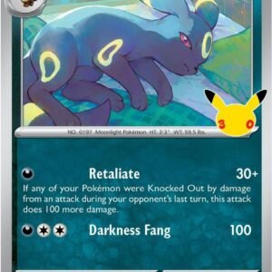 tcg-696679 Umbreon | 091/128 | Holofoil | ME: 30th Celebration