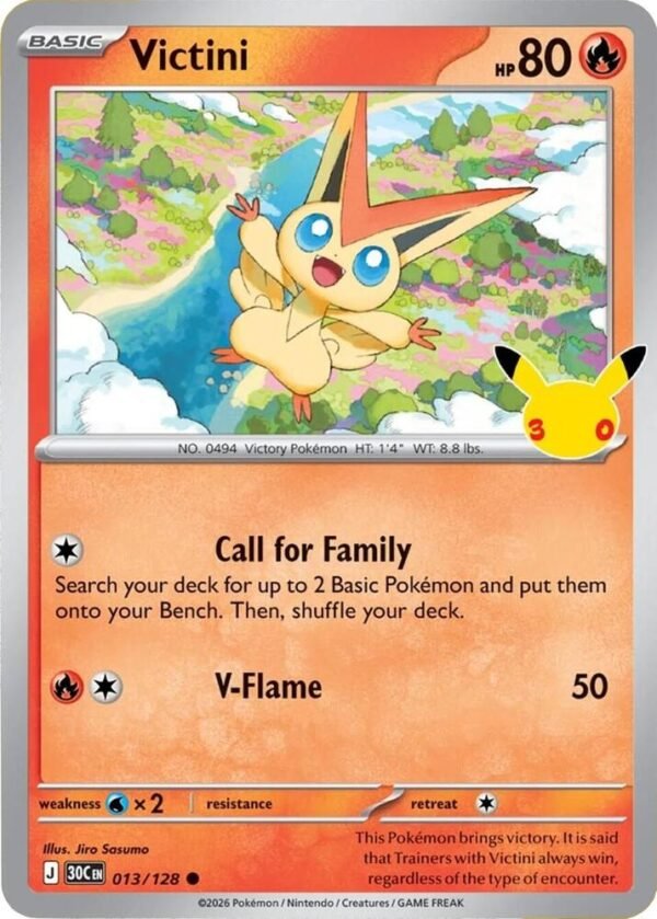 Victini | 013/128 | Holofoil | ME: 30th Celebration