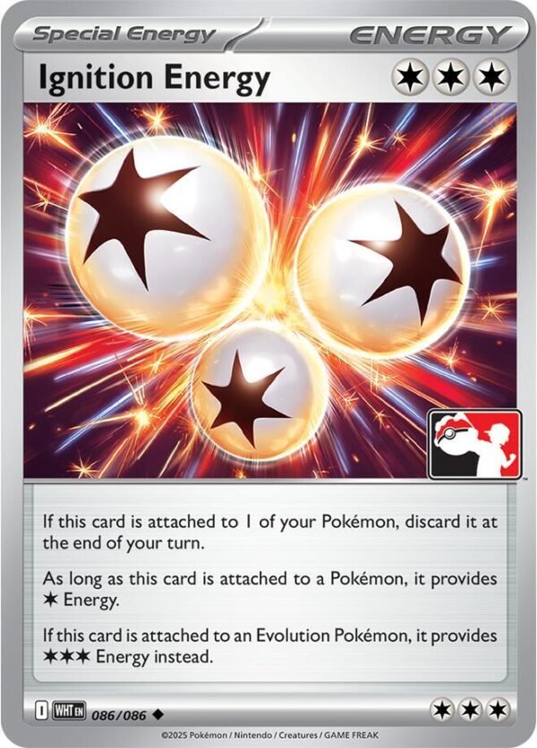 Ignition Energy – 086/086 | 086/086 | Normal | Prize Pack Series Cards Ignition Energy - 086/086 | 086/086 | Normal | Prize Pack Series Cards