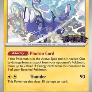 Miraidon – 082 (Pitch Black Stamped) | 082 | Holofoil | ME: Mega Evolution Promo Miraidon - 082 (Pitch Black Stamped) | 082 | Holofoil | ME: Mega Evolution Promo