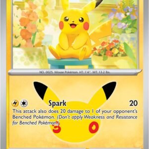 tcg-712935 Pikachu - 025/128 | 025/128 | Holofoil | ME: 30th Celebration