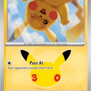 tcg-712936 Pikachu - 026/128 | 026/128 | Holofoil | ME: 30th Celebration