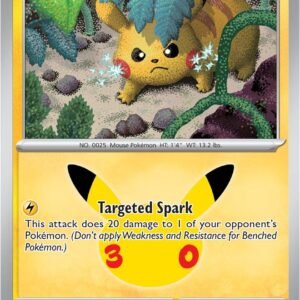 tcg-712942 Pikachu - 038/128 | 038/128 | Holofoil | ME: 30th Celebration