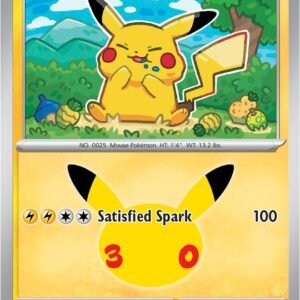 tcg-712950 Pikachu - 050/128 | 050/128 | Holofoil | ME: 30th Celebration