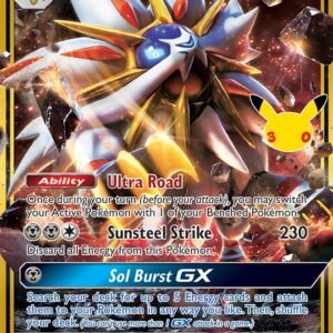 Solgaleo GX | 89/149 | Holofoil | ME: 30th Celebration Classic Collection Solgaleo GX | 89/149 | Holofoil | ME: 30th Celebration Classic Collection