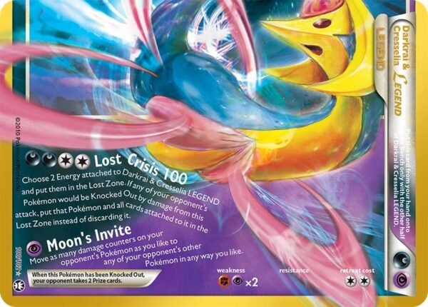 Darkrai & Cresselia Legend (Bottom) | 100/102 | Holofoil | ME: 30th Celebration Classic Collection Darkrai & Cresselia Legend (Bottom) | 100/102 | Holofoil | ME: 30th Celebration Classic Collection