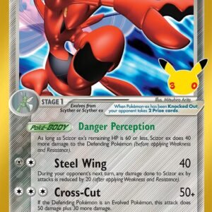 Scizor ex | 108/115 | Holofoil | ME: 30th Celebration Classic Collection
