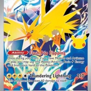 tcg-716221 Zapdos - 133/128 | 133/128 | Holofoil | ME: 30th Celebration