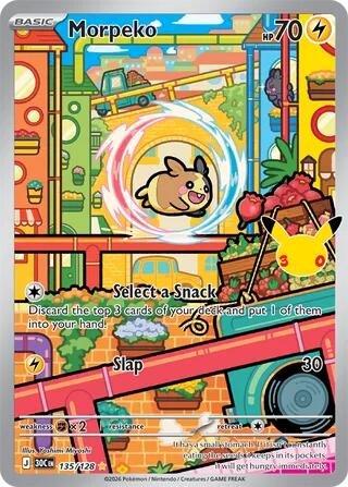 Morpeko - 135/128 | 135/128 | Holofoil | ME: 30th Celebration