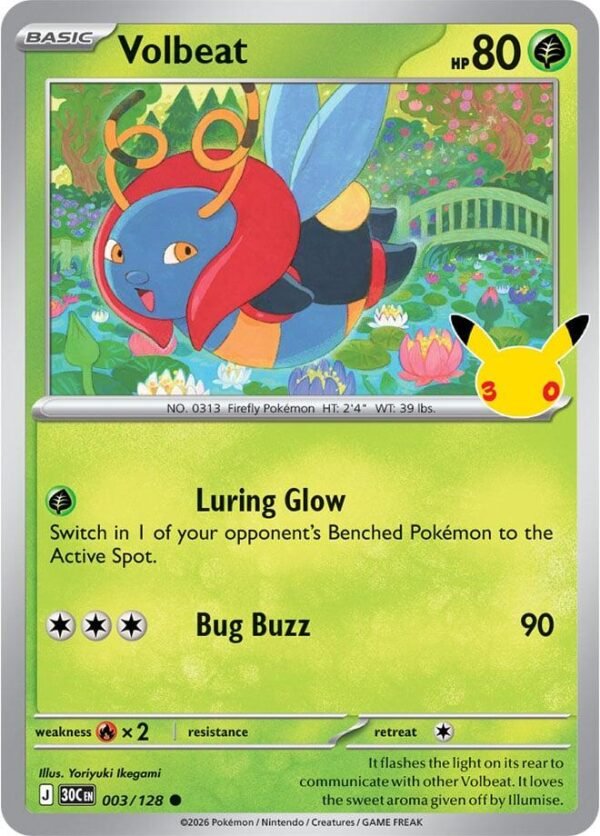 tcg-716437 Volbeat | 003/128 | Holofoil | ME: 30th Celebration