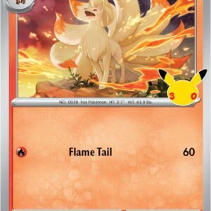 tcg-716444 Ninetales | 010/128 | Holofoil | ME: 30th Celebration