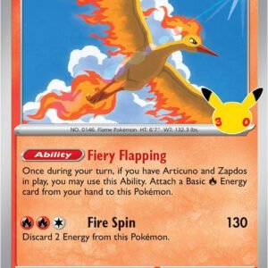 tcg-716445 Moltres - 011/128 | 011/128 | Holofoil | ME: 30th Celebration