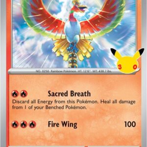tcg-716446 Ho-Oh | 012/128 | Holofoil | ME: 30th Celebration