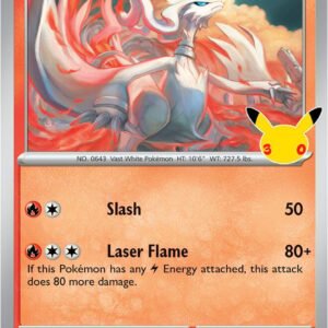 Reshiram | 014/128 | Holofoil | ME: 30th Celebration